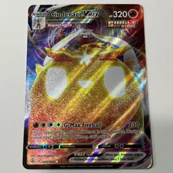 Cinderace VMAX - Fusion Strike - 045/264 - Swsh08 Holo - Near Mint - Pokemon TCG - Image 1
