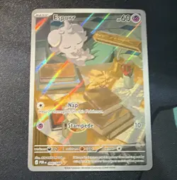 Pokemon TCG Espurr 093/108 XY BREAKthrough Rare Holo ENG 2015 - Image 1