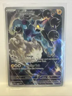 Thundurus (Pokemon Center Exclusive) 209 Holo Scarlet & Violet Promo Pokemon NM - Image 1