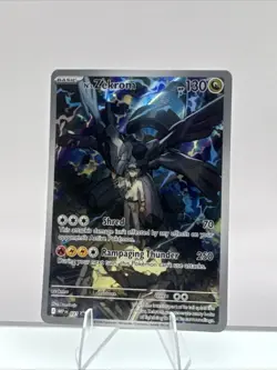 Pokemon N's Zekrom 037 MEP Promo Full Art Holo Dragon Card 130 HP English - Image 1