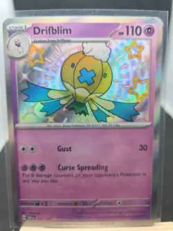 Drifblim 156/091 Paldean Fates Bany Shiny Scarlet Violet Pokemon Tcg - Image 1