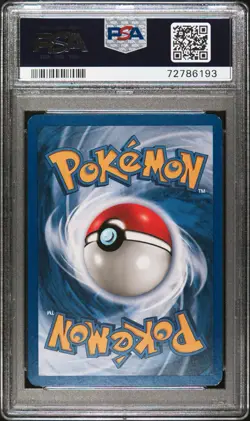 2000 Pokemon Base Set 2 Mewtwo Holo Rare 10/130 English PSA 7 - Image 2