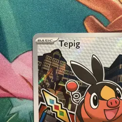 Tepig Pokemon First Partner Illustration Series 2 050 Black Star Promo 🇬🇧 - Image 3