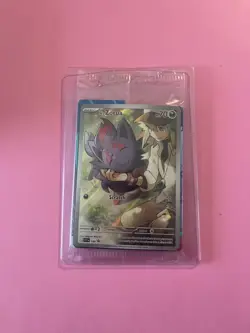 Pokemon TCG Journey Together N's Zorua #189 Holo ETB SEALED Promo Card - Image 1