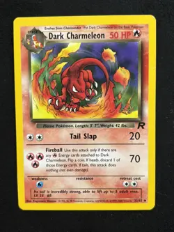 Pokemon - Dark Charmeleon - Team Rocket - W Stamp 32/82 WOTC - Image 1