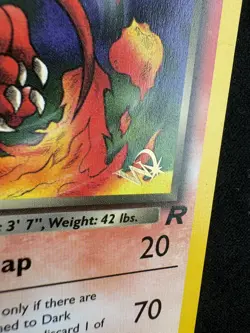 Pokemon - Dark Charmeleon - Team Rocket - W Stamp 32/82 WOTC - Image 3