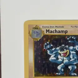 Machamp (Base Set Shadowless) 8/102 1st Edition Holo Rare POKEMON - Image 2