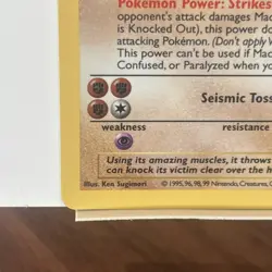 Machamp (Base Set Shadowless) 8/102 1st Edition Holo Rare POKEMON - Image 5
