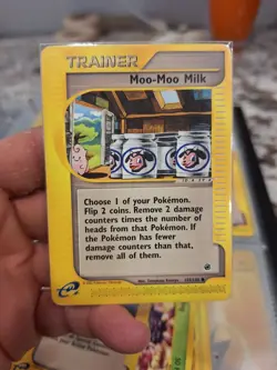 Moo-Moo Milk 155/165 | Pokemon EX Expedition 2002 | Trainer Item | NM - Image 1