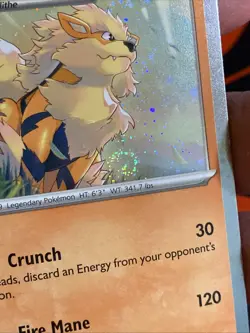 Arcanine SVP 011 Scarlet & Violet Cosmos Holo Promo Pokemon Swirl NM - Image 2