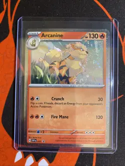 Arcanine SVP 011 Scarlet & Violet Cosmos Holo Promo Pokemon Swirl NM - Image 4