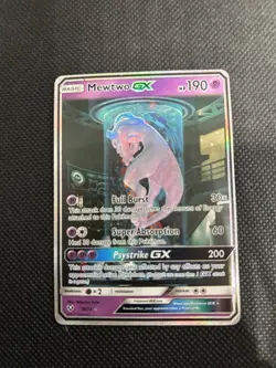 Pokemon TCG Mewtwo GX 78/73 Shining Legends 2017 MP - Image 2