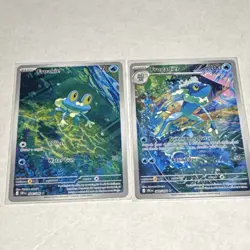 Pokemon TCG Froakie & Frogadier Full Art Holo 2-Card Lot 088/086 089/086 - Image 1
