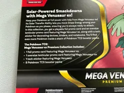 Pokemon Mega Venusaur ex Premium Collection in hand 8 Packet - Image 3