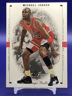 1998-99 Upper Deck SP Authentic #3 Michael Jordan Chicago Bulls - Image 1