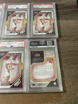 2009 UD Draft Edition #40 James Harden RC Rookie PSA 10 GEM MINT Lot Of 8 - Image 4