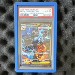 Pokemon 2025 Mega Charizard X ex Me02 SIR Holo 125/094 PSA 10 - Image 1