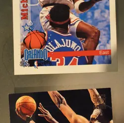 Michael Jordan 6-Card NBA Lot 1992-93 Hoops + Topps Stadium Club Bulls ASW - Image 4