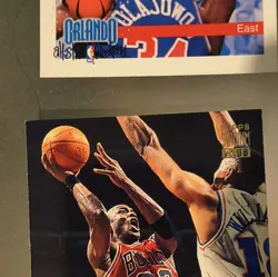Michael Jordan 6-Card NBA Lot 1992-93 Hoops + Topps Stadium Club Bulls ASW - Image 5