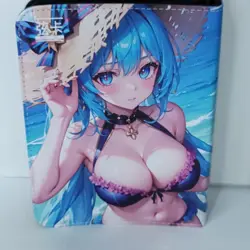Keqing Eula Card Binder 3-Ring Anime Waifu Redemption 10 In Folder - Image 2