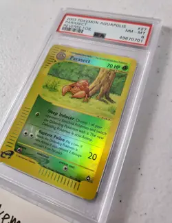 Parasect 27/147 - Aquapolis *PSA 8 - NM-MT* Reverse Holo Pokemon Card - Image 3
