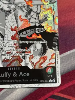 ST30-001 Luffy & Ace Leader Alternate Art Ships Fast 💨 NM One Piece Card - Image 4
