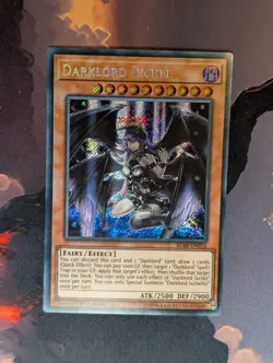Darklord Ixchel BLRR-EN076 Secret Rare 1st Edition YuGiOh TCG Card NM - Image 1