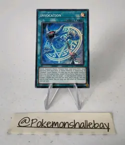 Invocation SHVA-EN043 *NM* 1st Edition Super Rare Yugioh Card - Image 1