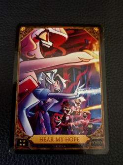Hazbin Hotel Season 2 1st Edition Card - Hear my Hope 60/60 - Non Foil - Image 1