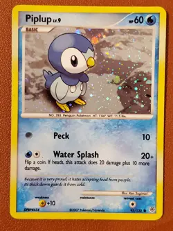 Piplup 93/130 - Cosmos Holo Promo - Diamond & Pearl Set Pokemon TCG Card - Image 1