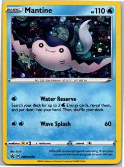 Mantine - Promo SWSH: Sword & Shield Promo Cards SWSH026 NM Holo - Image 1