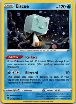 Eiscue - (Cosmos Holo) Holo Rare Miscellaneous Cards & Products 054/192 NM Holo - Image 1
