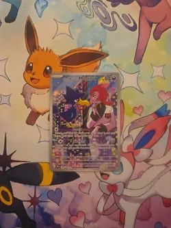 Pokemon TCG Team Rockets Murkrow Illustration Rare Card 200/182 Destined Rivals - Image 1