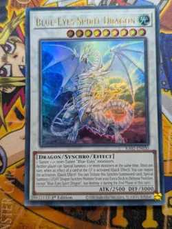 Blue-Eyes Spirit Dragon RA02-EN030 Ultra Rare 1st Edition YuGiOh TCG Card - Image 1