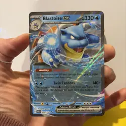 💧 Blastoise ex 030/142 Ultra Rare Stellar Crown Pokemon Card NM🦋🔵 - Image 1