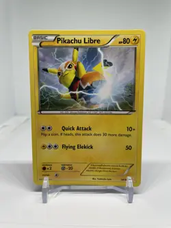 Pikachu Libre 14/30 Non-Holo XY Trainer Kit 2016 Pokemon Card - LP - Image 1