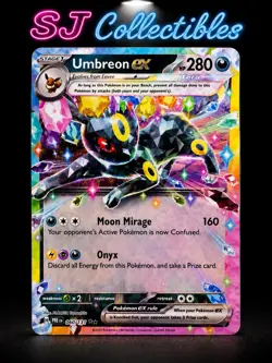 Umbreon EX 60/131 Double Rare Prismatic Evolutions Card NM Pokemon TCG - Image 1