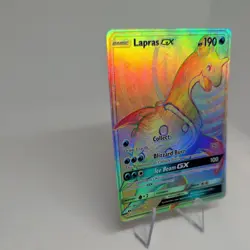 Pokemon TCG Lapras GX Holo Secret Rare Card Sun & Moon Base Set 151/149 NM - Image 2