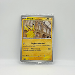 Pokemon x NHM Pikachu At The Museum Jumbo Pokemon Card + Ecology of Pokemon Seal - Image 1