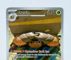 Crustle #186/182 Pokemon Card Destined Rivals Illustration Rare Holo NM/M - Image 3