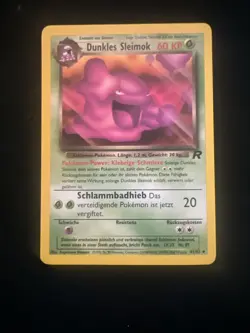 GERMAN Dunkles Sleimok Dark Muk Team Rocket Pokemon Card 41/82 - Image 1