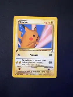 Pikachu (Snap Spanish) 26 Stamped World Collection Promo Pokemon Card NM-Mint - Image 1