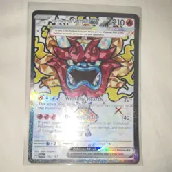 POKEMON HEARTHFLAME MASK OGERPON EX 192/167 SV06 ULTRA RARE HOLO 210HP BASIC - Image 1