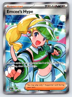 Emcee's Hype 220/182 Ultra Rare Destined Rivals Pokemon Holo Near Mint - Image 1