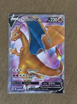 Pokemon Champions Path Charizard V SWSH050 Promo Full Art Near Mint - Image 1
