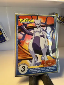Ninetales #38 Poketrivia Burger King Promo Nintendo 1999 Mewto Pokemon Card LP - Image 4