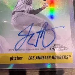 2025 Topps Chrome Platinum Anniversary #CPA-JWR Justin Wrobleski Auto /199 - Image 4