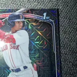 2025 Bowman - Chrome Prospects Franklin Arias #BCP-67 Mojo Refractor (RC) - Image 4