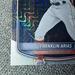 2025 Bowman - Chrome Prospects Franklin Arias #BCP-67 Mojo Refractor (RC) - Image 5