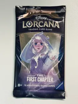 Disney Lorcana TCG The First Chapter 1x Booster Pack Sealed Elsa Artwork - Image 1